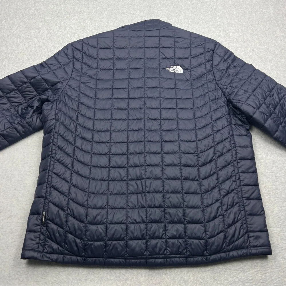 The North Face Thermoball‎ Eco Jacket Men's XL Navy Blue Quilted Full Zip Coat